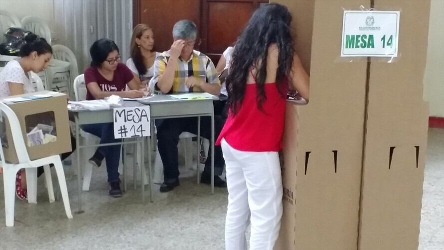 La Misión de Observación Electoral (MOE) presentó los “Mapas y factores de Riesgo Electoral” para las elecciones legislativas y presidenciales de 2018. Foto: Colprensa