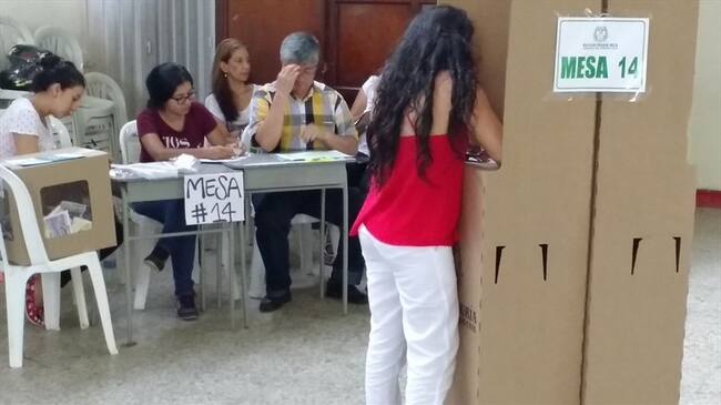 La Misión de Observación Electoral (MOE) presentó los “Mapas y factores de Riesgo Electoral” para las elecciones legislativas y presidenciales de 2018. Foto: Colprensa