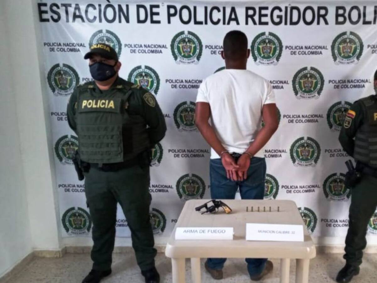 Capturan sujeto armado en el municipio de Regidor en el sur de Bolívar