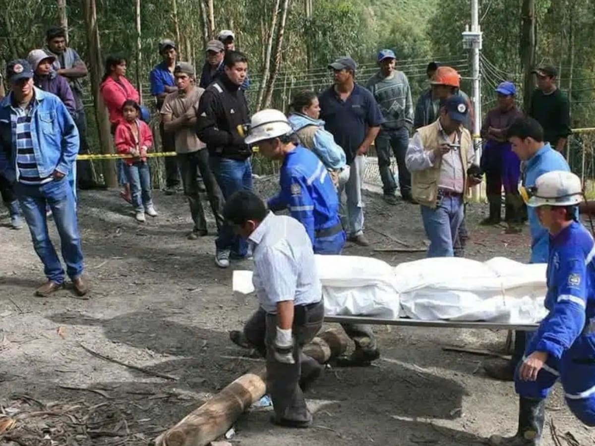 Derrumbe en mina de Socha deja dos trabajadores muertos