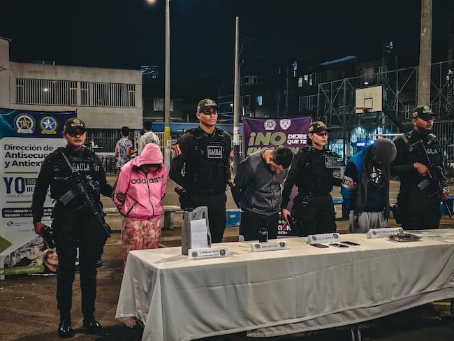 Capturan a tres extorsionistas vinculados al grupo ‘Los Satanás’ en operativos en Bogotá