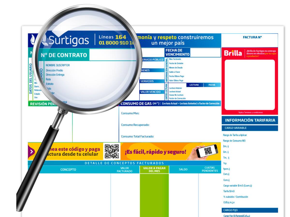 Surtigas y Brilla invitan a sus clientes a actualizar sus datos