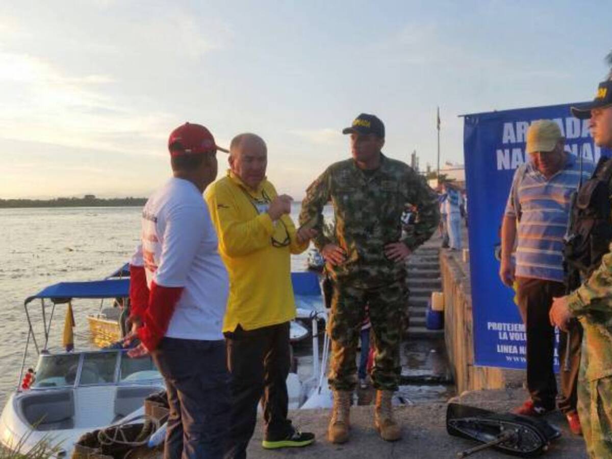 Armada Nacional brinda seguridad en la trigesima maratón náutica por el río Magdalena