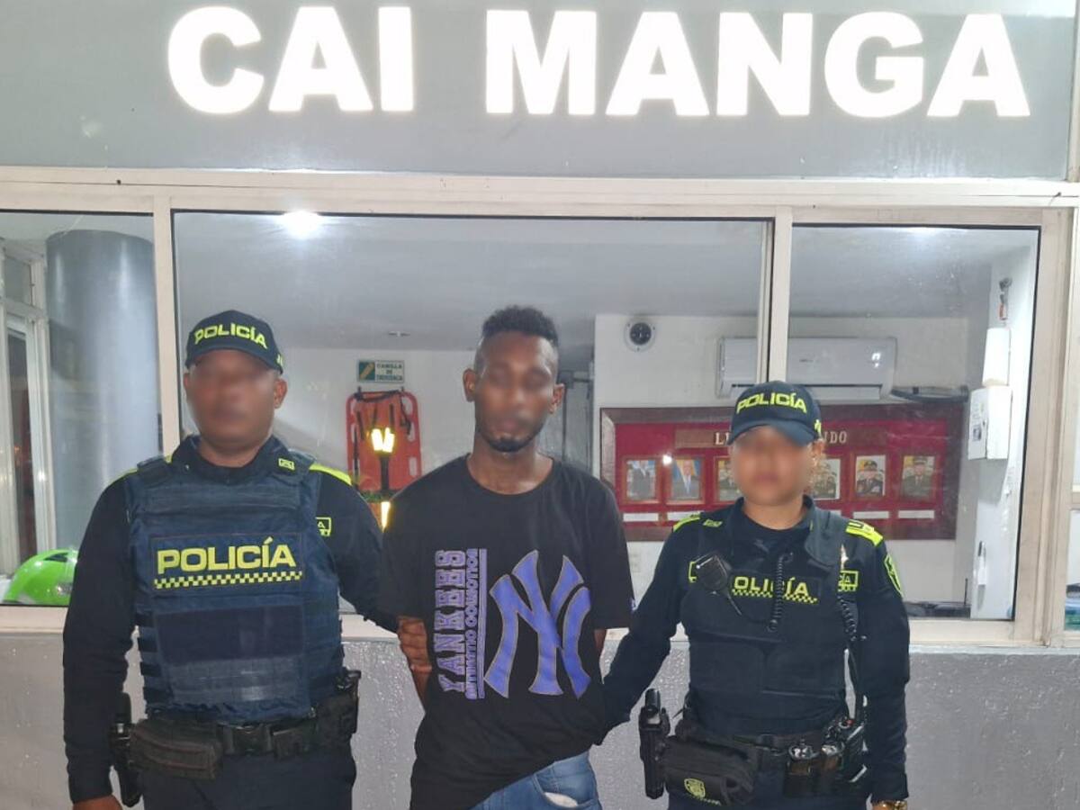 Capturado presunto delincuente tras robar cadena de oro en el barrio Manga
