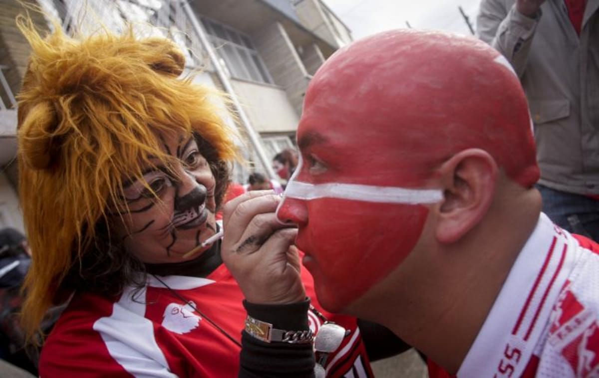 Los hinchas cardenales vivieron la pasión en familia.