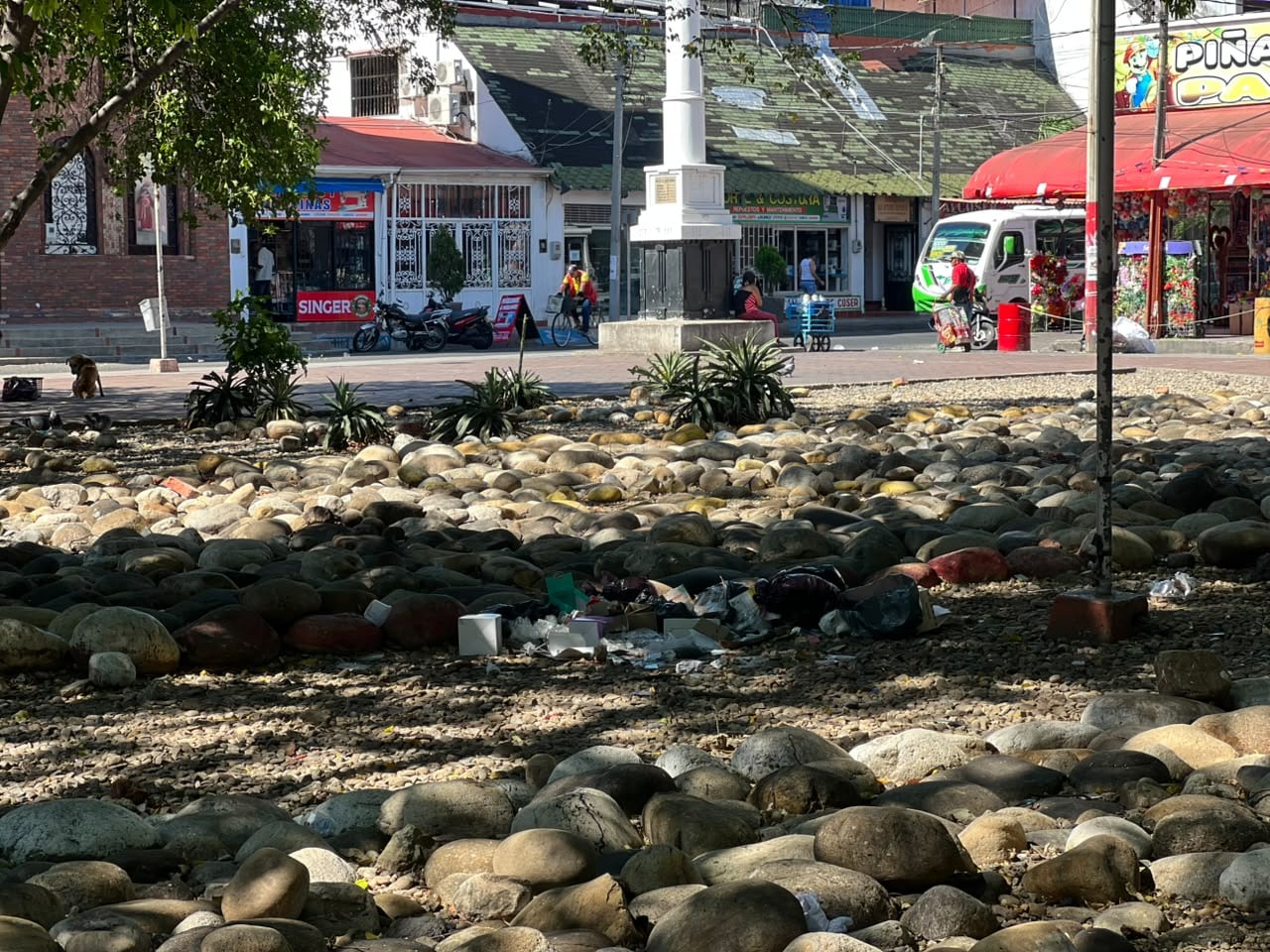 Comunidad y comercio llama la atención por el deterioro de algunos parques /Foto Caracol Cúcuta