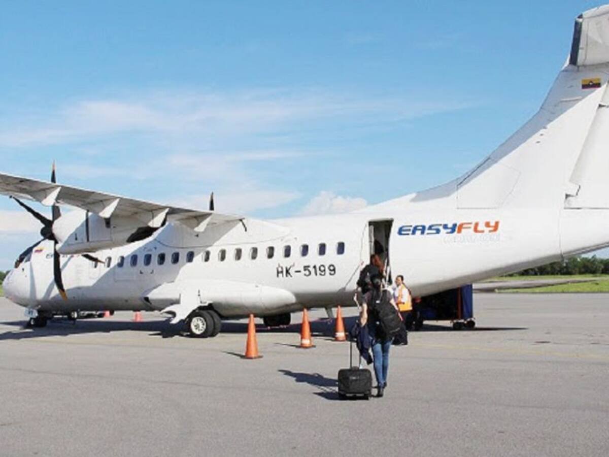 Easyfly aumentará frecuencia en ruta Armenia-Bogotá por aeropuerto El Edén