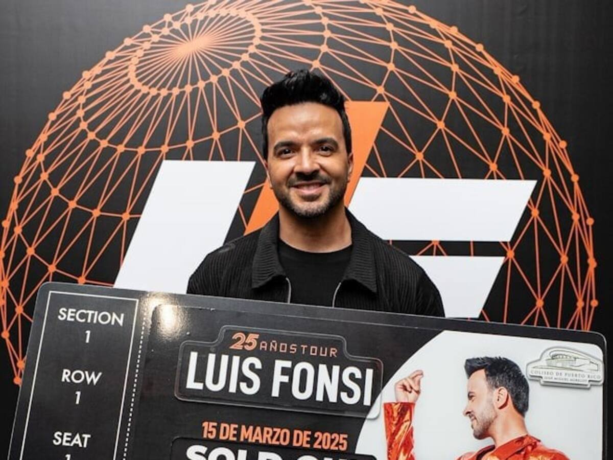 LUIS FONSI cierra con broche de oro su “25 años tour” en un coliseo de puerto rico