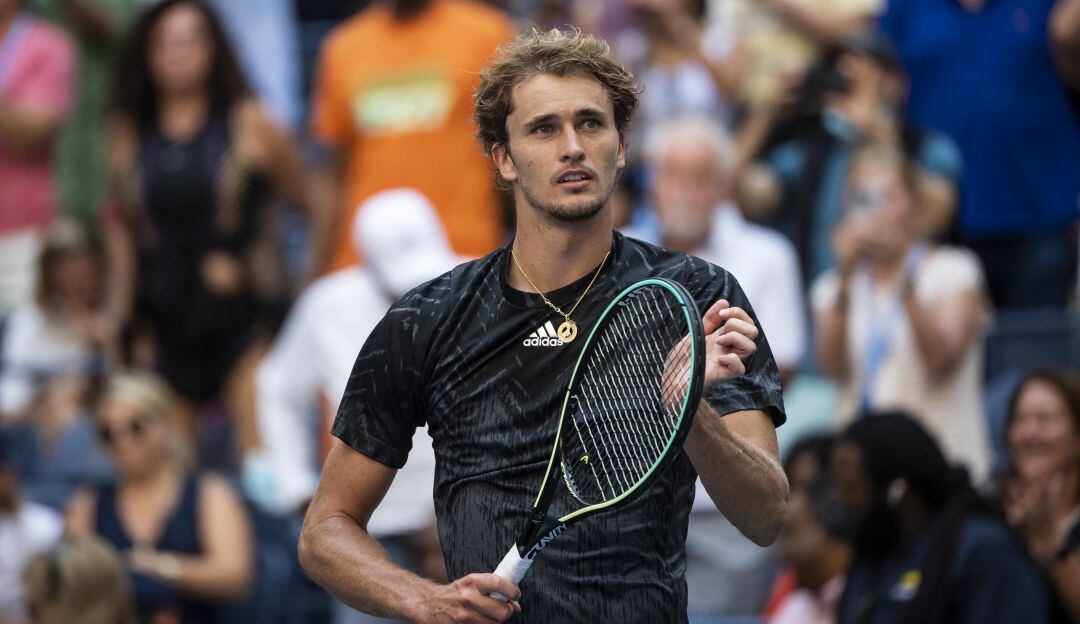 Alexander Zverev, tenista alemásn que se instala en las semis del US Open.