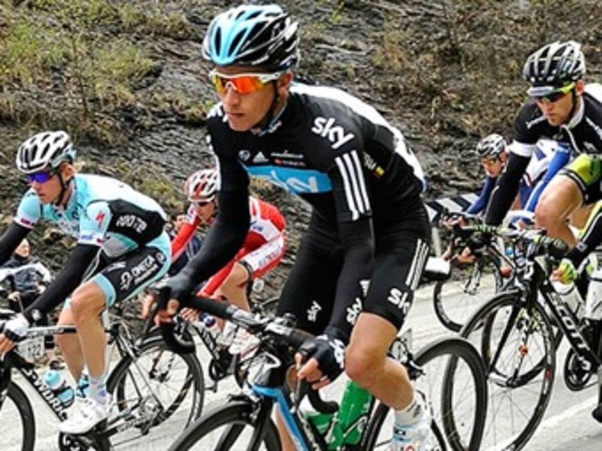 Sergio Luis Henao, once en la décimosegunda etapa de la Vuelta a España