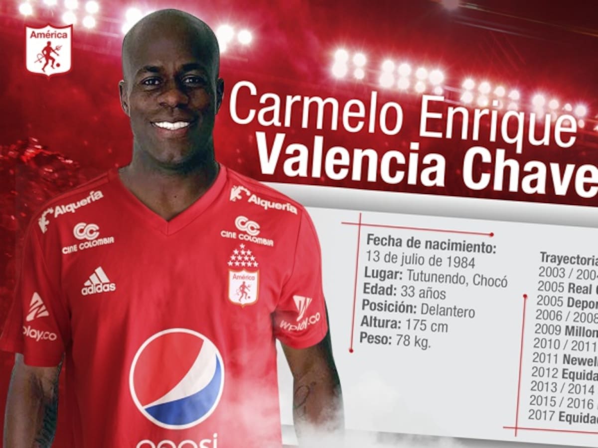 Carmelo Valencia fue oficializado como nuevo jugador del América