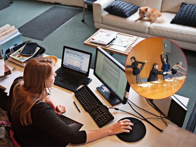 Personas haciendo pausas activas/ Getty Images