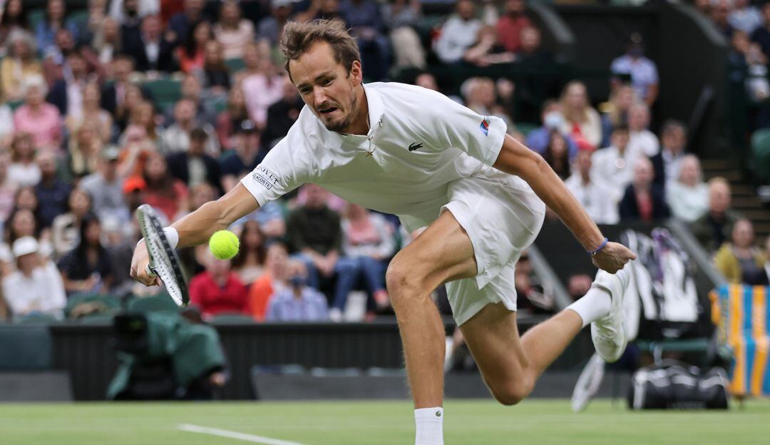 Daniil Medvedev en Wimbledon 2021