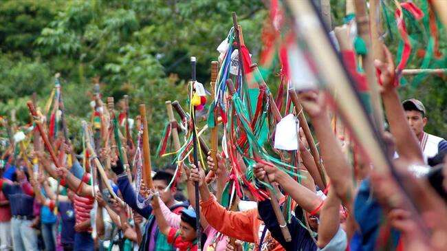 Gobierno establece diálogos con indígenas por asuntos de tierras en Cauca. Foto: Colprensa
