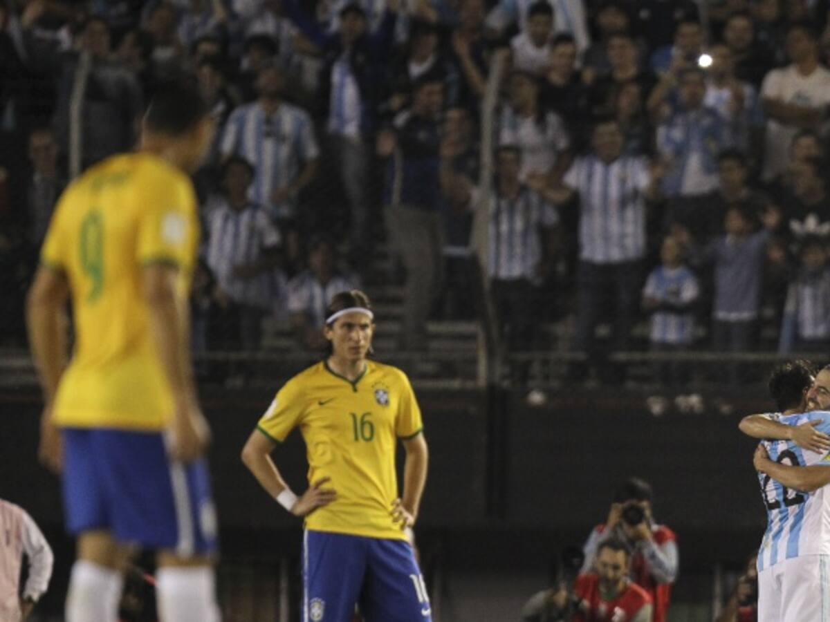 Ezequiel Lavezzi marcó para Argentina