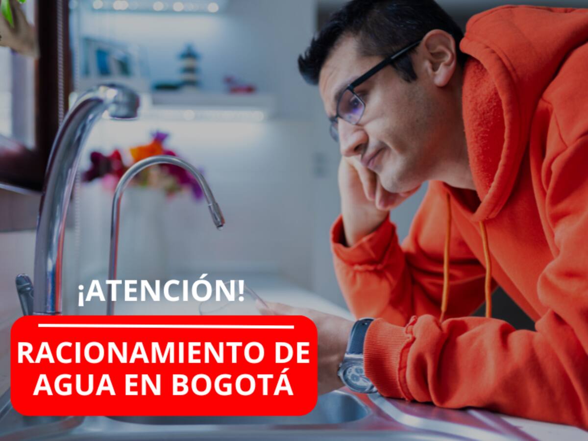 Atento al racionamiento de agua en Bogotá para este puente festivo: Horarios y barrios