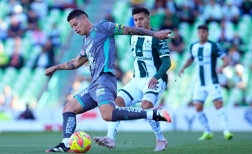 James Rodríguez en partido del León / Getty Images