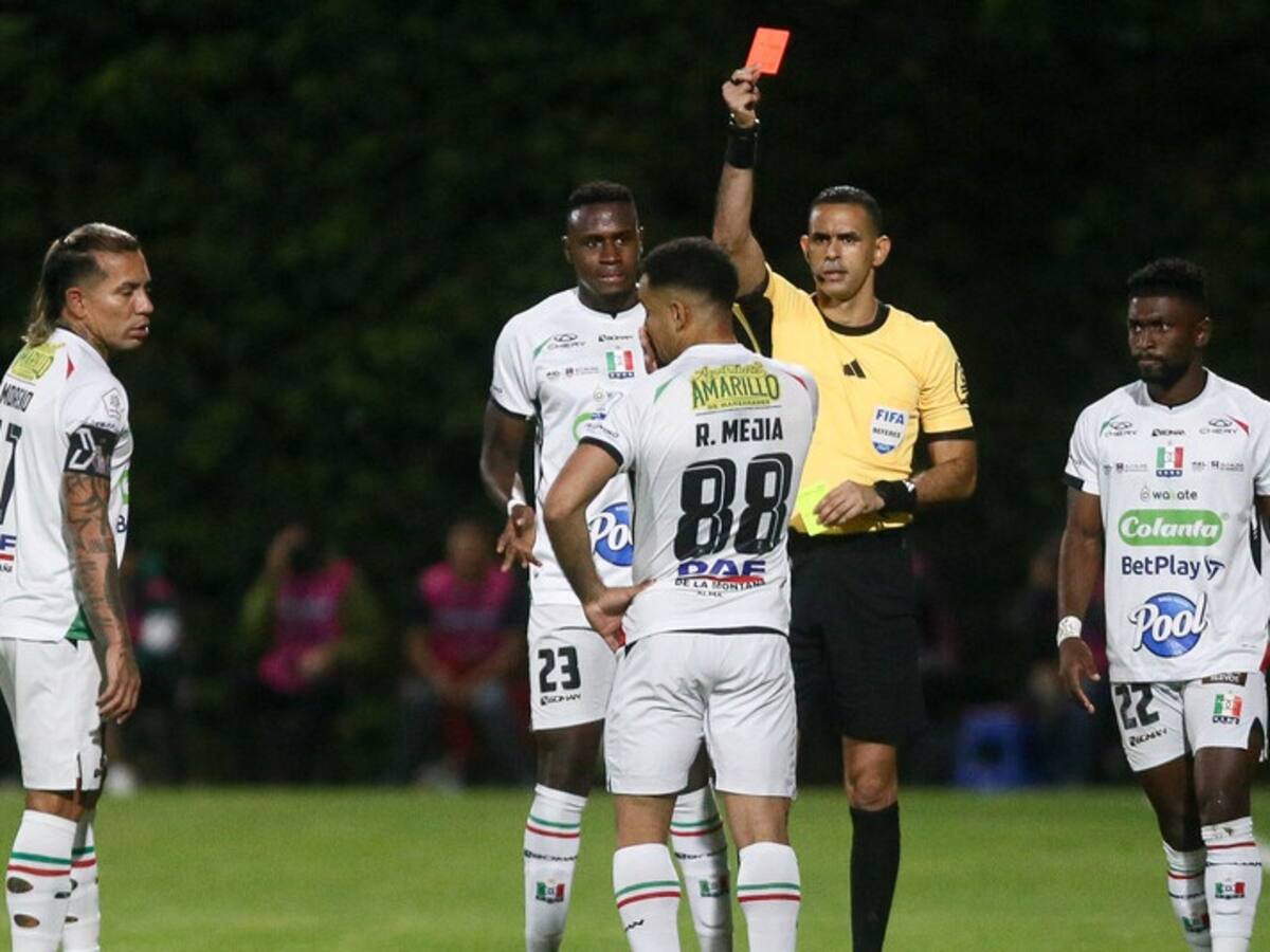 Liga colombiana, la que más tarjetas rojas muestra por partido en el mundo: Contundente dato