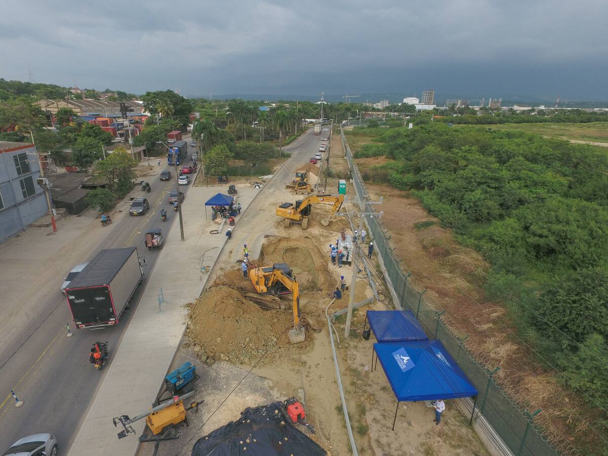 Reparación de fuga en tubería de acueducto en Cartagena culminará a medianoche: así van los trabajos