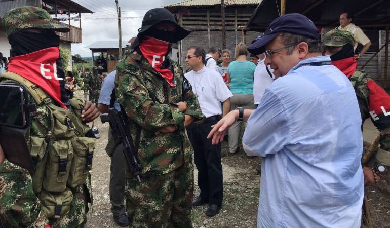 Integrantes del Eln.