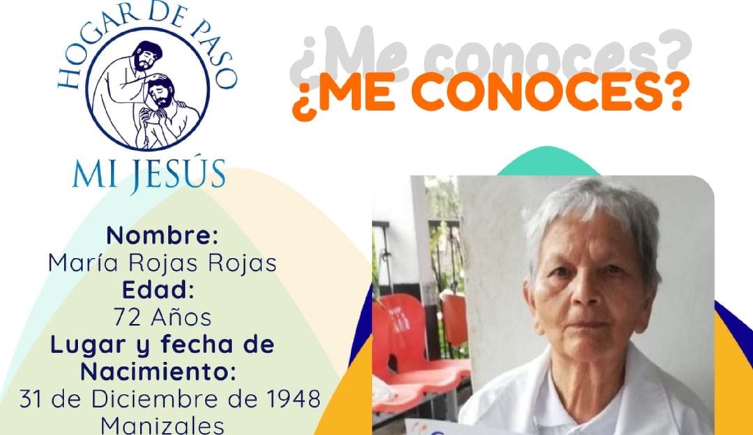 María Rojas busca a su familia