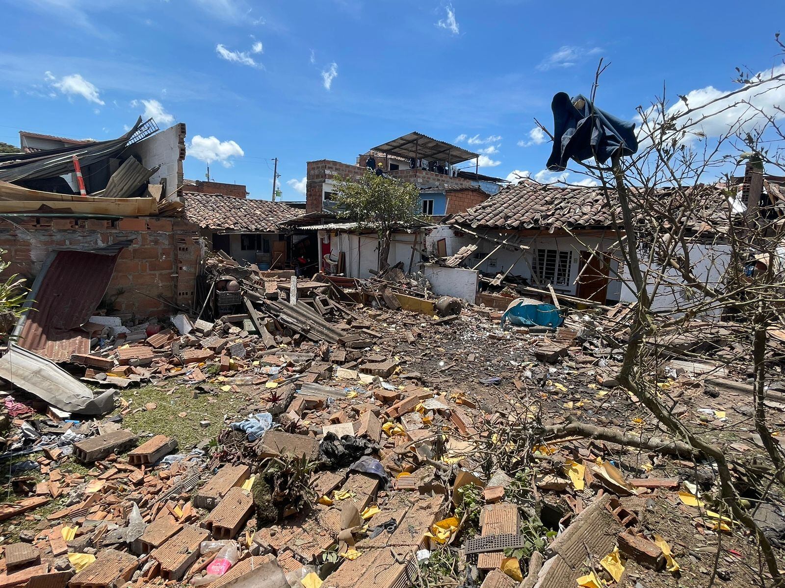 Explosión en Rionegro, Antioquia | Foto: Gobernación de Antioquia