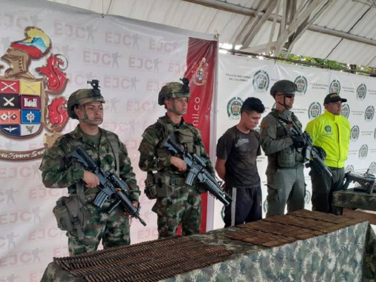 Ejército captura a alias Alexander y desmantela un campamento en Tierralta