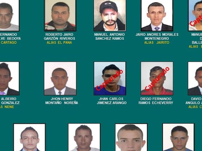 Policía visibilizó el cartel de los delincuentes más buscados del Quindío