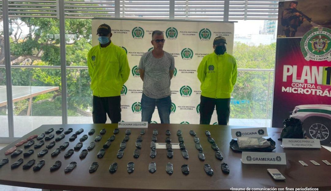 La Policía encontró en un inmueble de Torices en Cartagena 74 preservativos de látex llenos cocaína cubiertos con carbón mineral en polvo