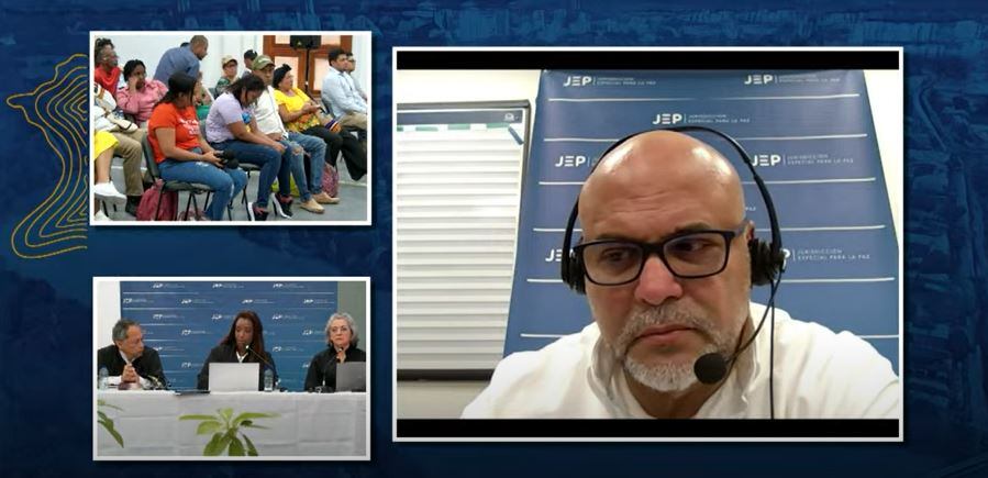 El exjefe paramilitar Salvatore Mancuso ante la JEP