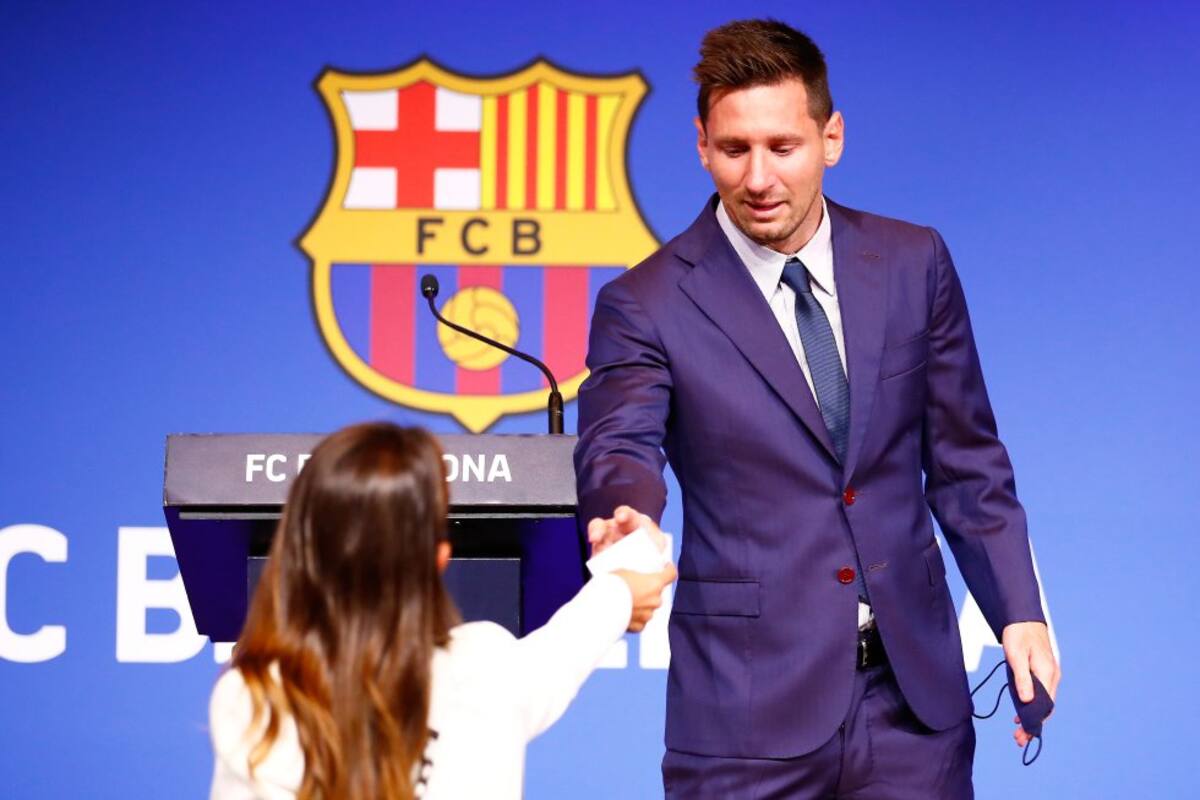 Messi y su esposa Antonella