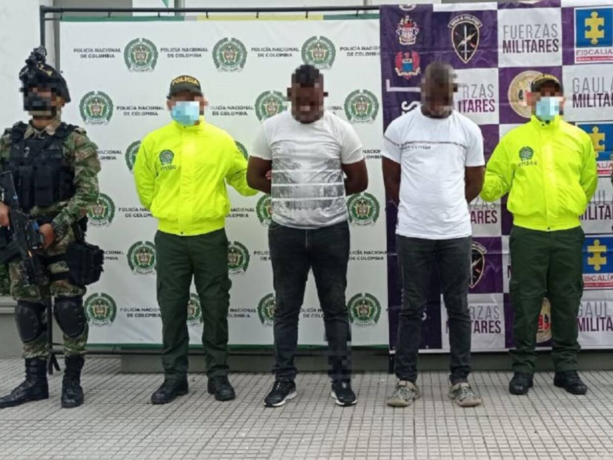 Capturan a dos hermanos presuntos cabecillas del Clan del Golfo en Urabá