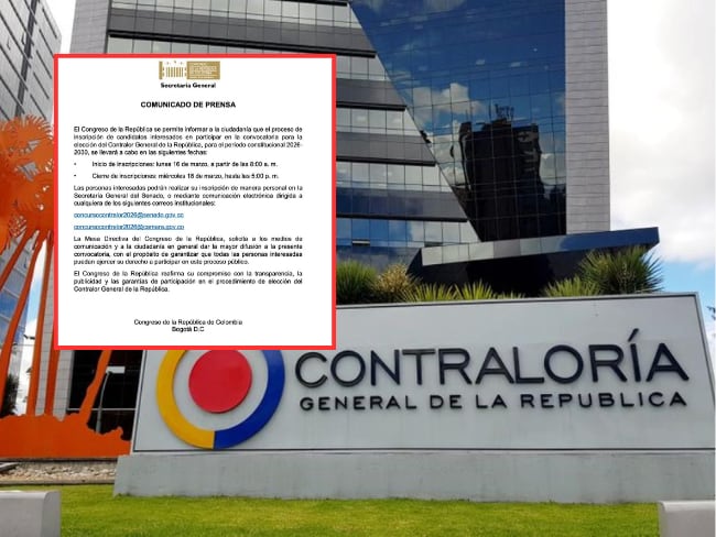 Se abren las inscripciones para el cargo de contralor general de la República.