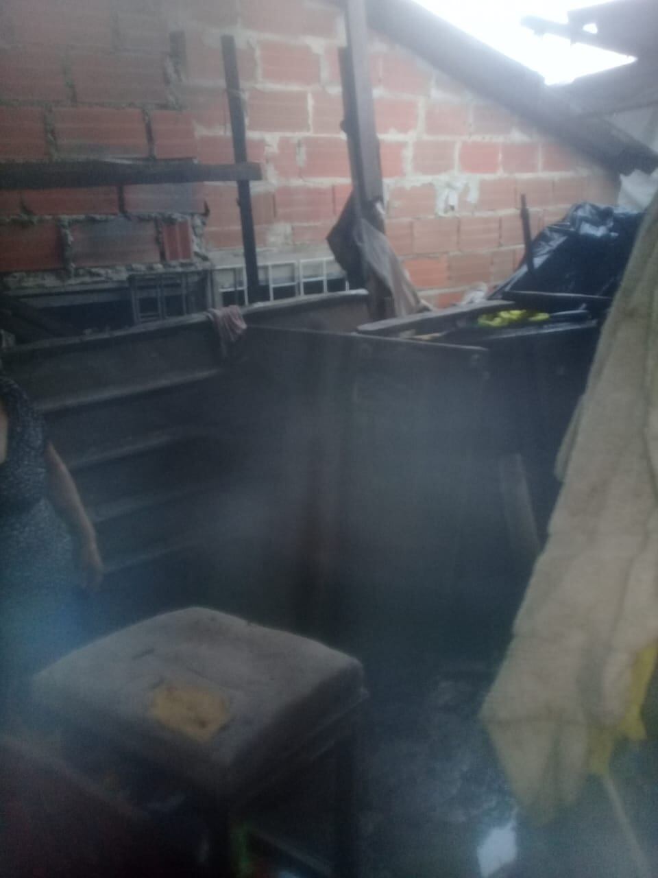 Casa destechada en Barranquilla