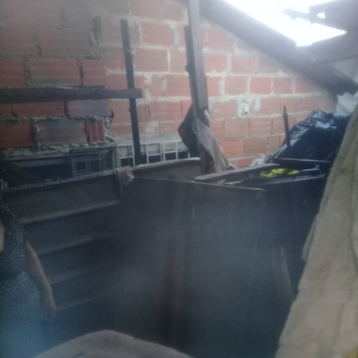 Fuerte vientos provocaron daños en una vivienda en Barranquilla