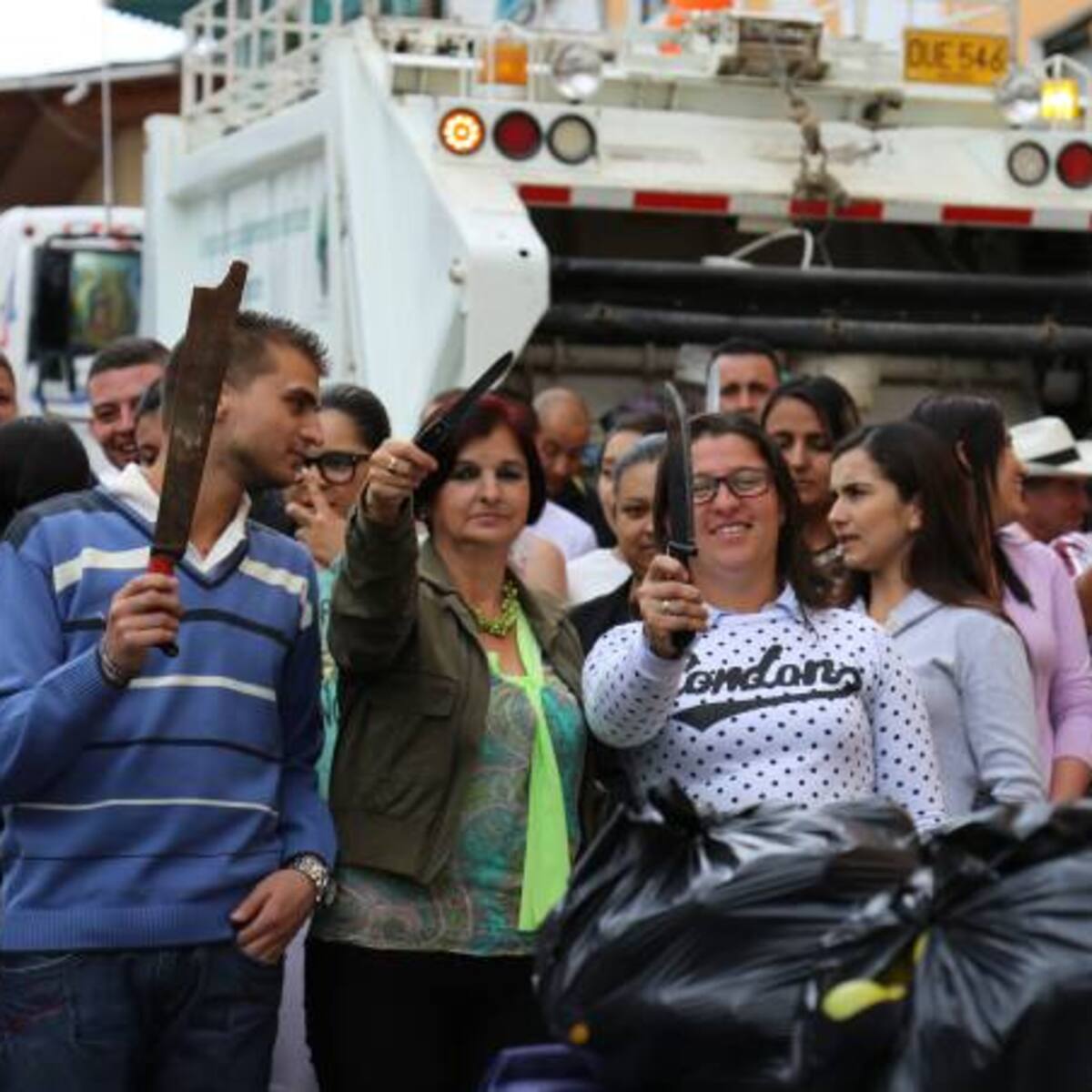 Aguadas cambió armas por alimento