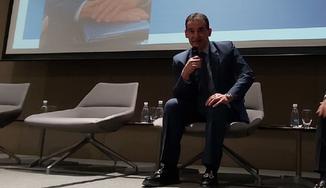 General (r) William Salamanca en la presentación del informe de Fedeseguridad sobre el Estatuto de Vigilancia Privada. 