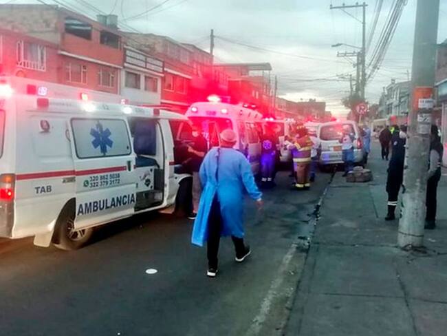 Emergencia en Bogotá por fuerte explosión en un depósito de gas