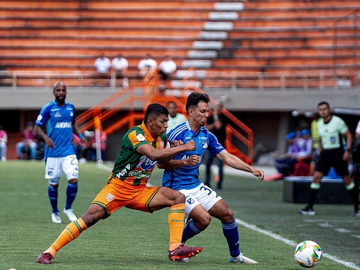 Envigado vence a Millonarios en octavos de final ida Copa Colombia: ¿Cuándo es el partido de vuelta?