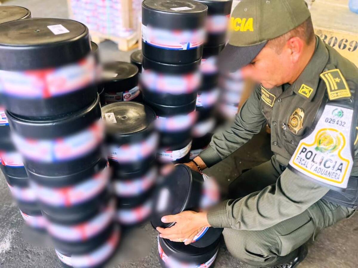 En Cartagena aprehendieron autopartes para frenos trasportados en un contenedor