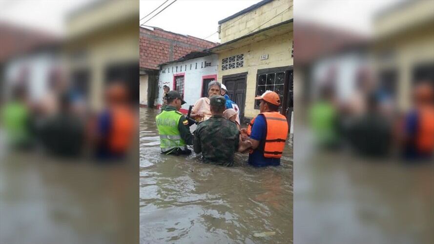 Río Guamal se llevó carretera en el Meta. Foto:
