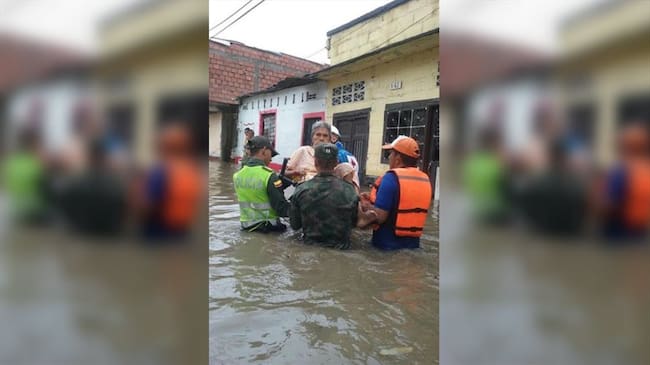 Río Guamal se llevó carretera en el Meta. Foto: