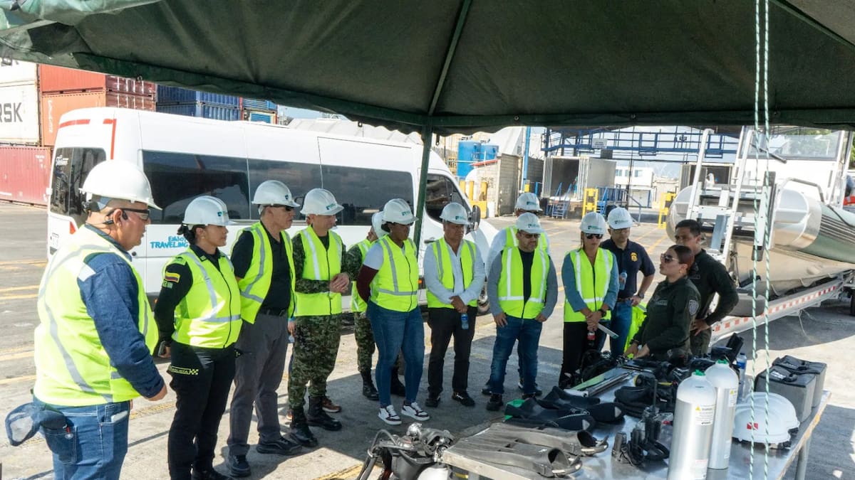 Puerto de Santa Marta fortalece controles contra tráfico de armas con capacitación de Estados Unidos