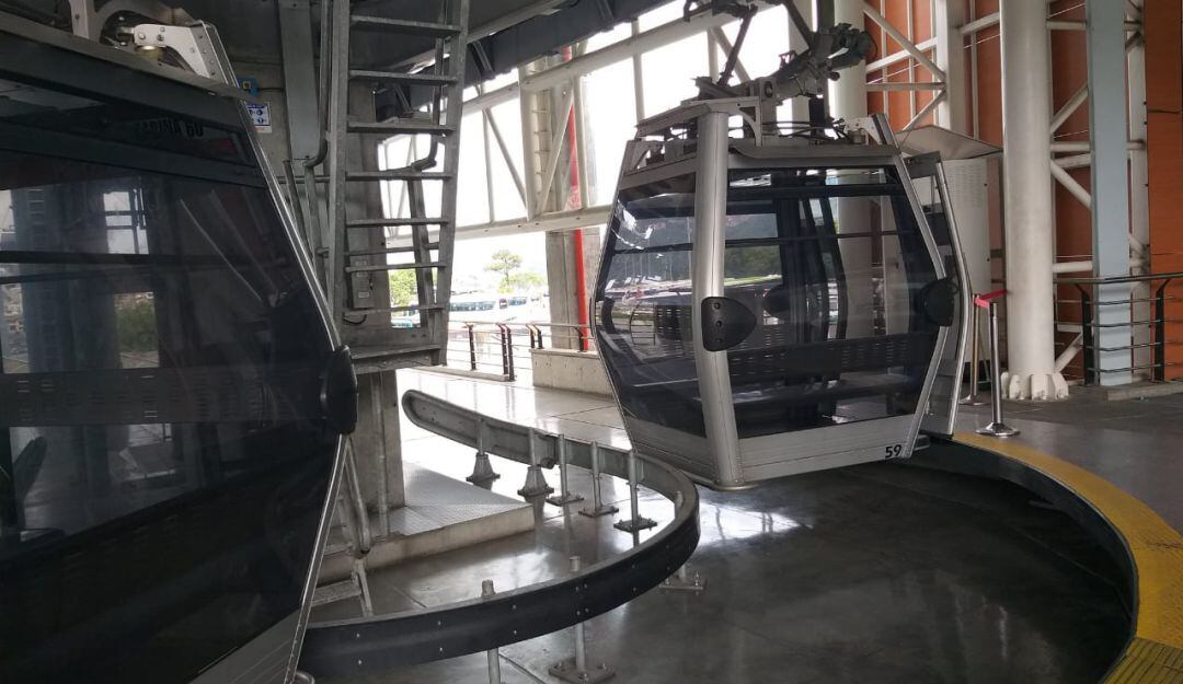 Cable Aéreo de Manizales. Imagen de archivo