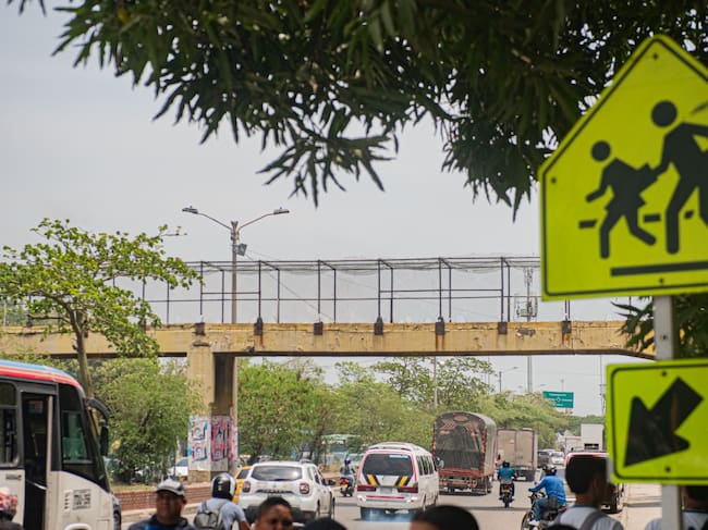 Puente peatonal del INEM. Foto: Alcaldía de Soledad.