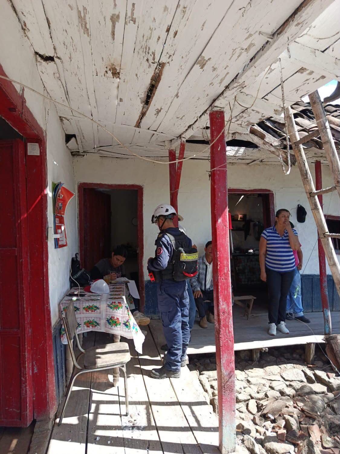 Caramanta, Antioquia declaró calamidad pública tras terremoto. Foto: Cortesía Alcaldía de Caramanta