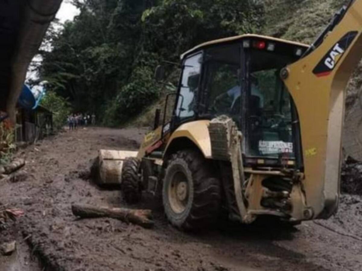 Vías cerradas en Caldas por las fuertes lluvias
