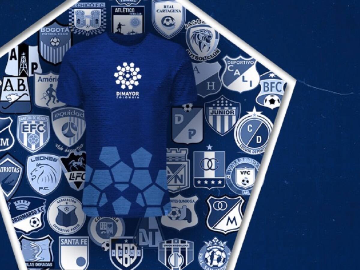 Equipos del fútbol colombiano "se ponen la camiseta" de la Dimayor
