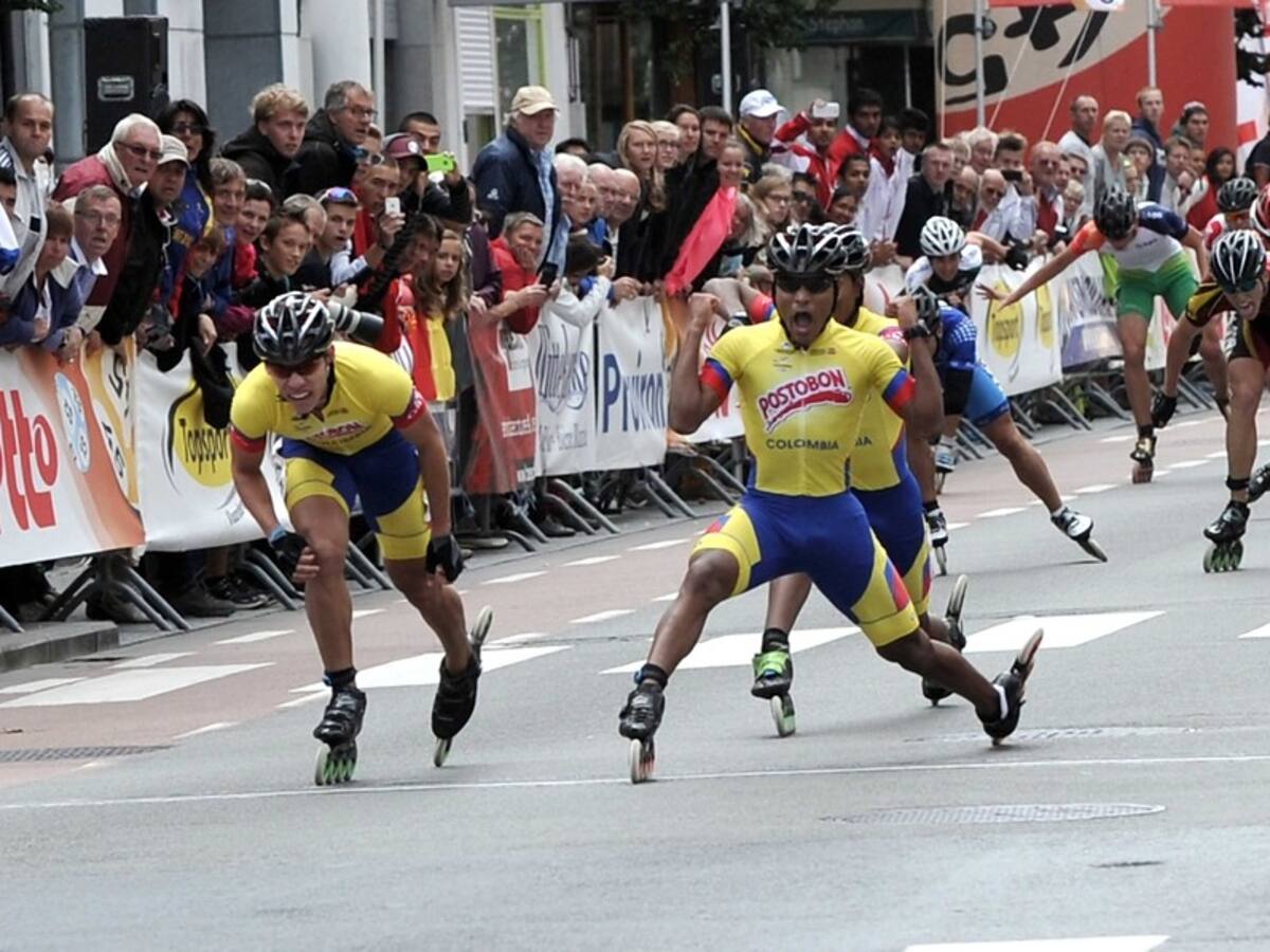 Uno, dos, tres para Colombia en la Maratón juvenil del Mundial de Patinaje