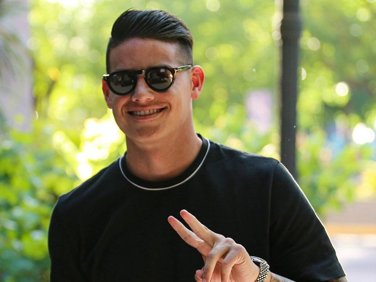 James Rodríguez se unió a la concentración de la Selección Colombia